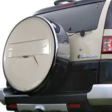Cable assy, spare wheel carrier lock control. Toyota Fj Cruiser Painted Rigid Spare Tire Cover With Chrome Ring 2010 2011 2012 2013 Shopsar Com