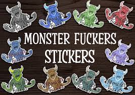 Monster Fucker Monster Fucker Sticker Waterproof Sticker - Etsy