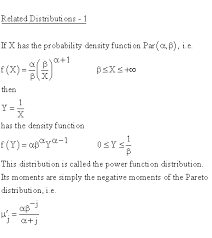After copying the example to a blank worksheet, select the range a5:a104 starting with the formula cell. Statistical Distributions Pareto Distribution Related Distributions 1 Power Function Distribution