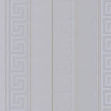 Versace giungla beige grün metallic (962405) produkttyp: Versace Home Greek Key Tapete Gestreift Satin Silber Gold Dhal De