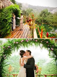 Costa Rican Rainforest Destination Wedding Junebug Weddings Destination Wedding Photos Wedding Southern California Jungle Wedding