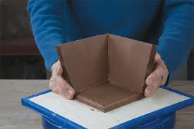 When using slab work to create tube necklaces or beads, it is best to work with a thinner slab and put a filler clay (aka the brown blob you made trying to mix a cool new colour) in the middle of the beads or tube, that way your not loosing any of your pattern you have worked hard on and then the pattern is less likely to be stretched and. Slab Pottery Templates A Great Way To Generate New Forms Ceramic Arts Network