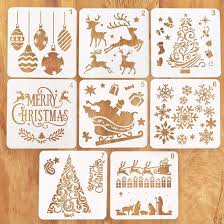 Select a design and customize it. Christmas Stencils For Kids 8pcs Plastic Reusable Christmas Xmas Templates Stencils For Card Making Bullet Journal Diy Drawing Painting Craft Projects Perfect Children Christmas Gift Buy Online In Antigua And Barbuda At
