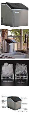 Countertop Ice Makers 122929 Newair Clearice40 Portable Countertop Clear Ice Maker Machine Stainless Steel Buy It No Ice Maker Machine Ice Maker Clear Ice