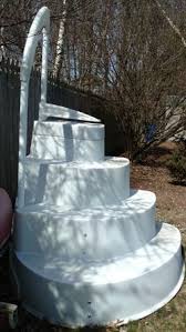 Wedding cake style above ground pool steps. Lumi O Model 5001 Wedding Cake Above Ground Pool Steps For Sale In Johnston Ri Offerup