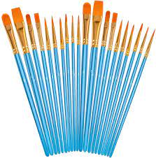 Maybe you would like to learn more about one of these? Buy Soucolor Acrylic Paint Brushes Set 20pcs Round Pointed Tip Artist Paintbrushes For Acrylic Painting Oil Watercolor Canvas Boards Rock Body Face Nail Art Adult Kids Drawing Arts Crafts Supplies Online In