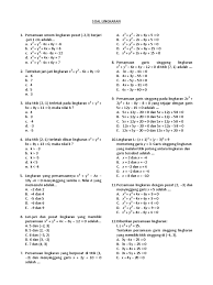 Soal Dan Jawab Lingkaran