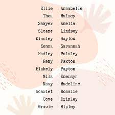 This is a list of english names for females that are girls and women. Unique Baby Girl Names That Begin With L Hno At