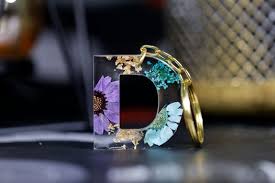 CRAFT STUDIO Green & Purple Resin ...