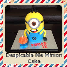 This minion cake request came for a 1st year birthday party. Despicable Me Minion Cake Mareli Erasmus Flickr