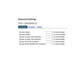 Numina Has Its Own Password Policies As You Can See Here To Enforce Complexity Network World Lowercase A Passwords