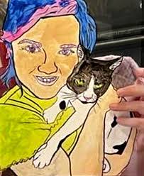 Guided Self-Portrait Art Lesson in OC Elementary School.