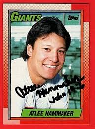 Atlee Hammaker Topps Giants Values