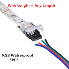 As is in the info of this repository is written it can control non addressable rgb led strips, and i have 20 meters. 5pcs Rgb Led Strip Connector 4 Pin 5050 10mm Colorful Led Tape Light Connector For Waterproof Ip65 Strip To Wire Use Rgb Led Strip Connector Led Strip Connectorstrip Connector Aliexpress