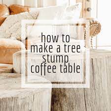 Diy tree stump table ideas. How To Make A Tree Stump Coffee Table Twelve On Main