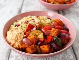 Add the lemon zest then pour over 475ml boiling water. Moroccan Roasted Vegetables With Jewelled Couscous Bit Of The Good Stuff