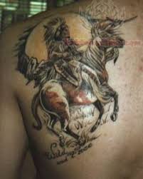 Brown Horse Native American Tattoo