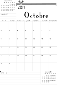 Calendrier Octobre 2017 A Imprimer Gratuitement En Format Pdf A4 Et A5 Calendrier Calendrier Mensuel Calendrier 2017 2018