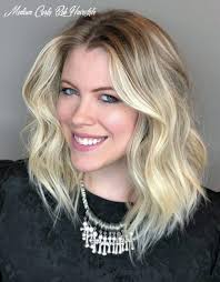 Wavy hair with bangs style inspiration 1. 9 Medium Curly Bob Hairstyle Undercut Hairstyle