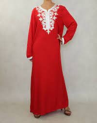 Maybe you would like to learn more about one of these? Robe Orientale Longue Pour Femme Avec Perles Et Broderies 100 Coton Couleur Rouge Pret A Porter Et Accessoires