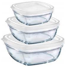 Check spelling or type a new query. Duralex Lys Square Stackable Bowl With White Lid Set Of 3 Sizes Contemporary Food Storage Containers By Wine And Tableware Inc Houzz