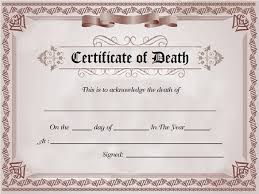 Superior fake degrees is an expert to make fake birth certificate. 11 Sample Death Certificate Templates Pdf Doc Free Premium Templates