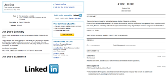 linkedin profile to a resume online easily