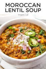 Detox Moroccan Lentil Soup Simply Quinoa Recipe Moroccan Lentil Soup Lentil Soup Vegan Lentil Soup