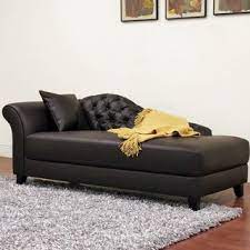 josephine brown faux leather victorian chaise lounge chair furniture