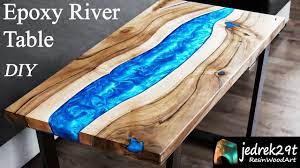 Tools used on live edge river coffee table: Diy Resin River Table In A Simple Way Resin Art Youtube