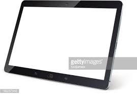 Samsung tv clipart black and white. Blank Tablet Computer Vector Clipart Image