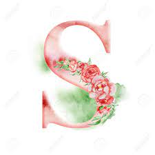 Newsletters are a good way to engage with your customer base. Floral Watercolor Alphabet Monogram Initial Letter S Design With Hand Drawn Peony Flower For Wedding Invitation Cards Stock Photo Picture And Royalty Free Image Image 95113950