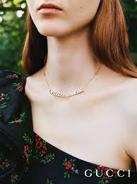 Discover More Gifts From The Gucci Garden By Alessandro Michele A Necklace In 18k Yellow Gold With Heart Charms And The P Necklace Jewelry Fashion Accessories