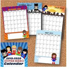 Disney countdown calendar disney world tips and tricks disney world countdown. Free Girl Printable Superhero Calendar 2020 2021
