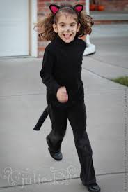 Black Cat Costume Cat Costume Diy Cat Costume Kids Homemade Cat Costume