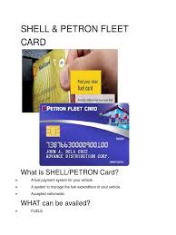 In two of our modern engines. Shell Fleet Card Pdf