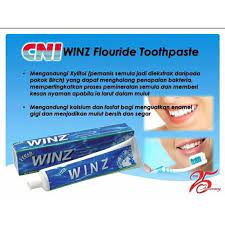Pasta gigi winz yang terbuat dari bahan bermutu sehingga memiliki tekstur yang baik, halus dan lembut sehingga aman bagi email gigi dan menjadikan gigi sehat dan kuat. Hot Sale Cni Winz Fluoride Toothpaste Strengthen Teeth Clean Fresh Ubat Gigi Krim Gigi Mandian Shopee Malaysia
