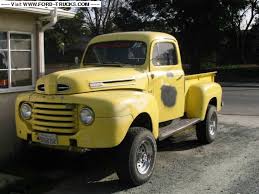 Image result for Chrome Yellow 1950 Ford Truck