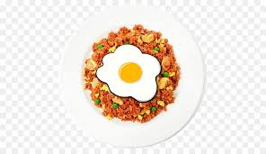 Paiting printed kartun bunga lukisan minyak modern gambar wall art. Nasi Goreng Telur Goreng Ayam Gambar Png