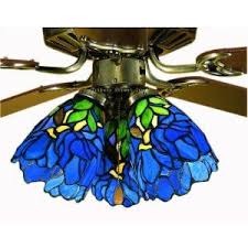 Pin By Charmaine Cretin On Color Cobalt Blue Tiffany Stained Glass Fan Light Meyda