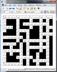 It's the simplest and fastest way to build, print, share and solve crossword puzzles online. Crossword Compiler 9 Free Download