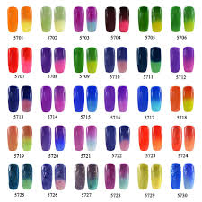 10ml temperature change color gel nail polish 9048