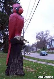 Desert steel saguaro cactus art torch stands 5 ft tall sturdy outdoor garden. Darlington Wi Big Carved Cardinal