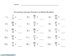 (whole + whole) + (fraction + fraction). Fractions Mixed Numbers Create Math Worksheets Optovr Com