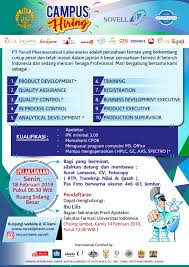 Maybe you would like to learn more about one of these? Campus Recruitment Pt Novell Pharmaceutical Laboratories Fakultas Farmasi Universitas Indonesia