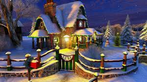 I wish you a merry christmas hd merry christmas. Cozy House Christmas 2018 Door Fence Snow Winter Christmas House With Fence 1600x900 Wallpaper Teahub Io