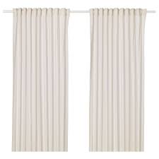Hannalill Zaslona 2 Szt Bezowy 145x300 Cm Dodaj Do Koszyka Ikea Ikea Curtains Curtains With Blinds Curtains