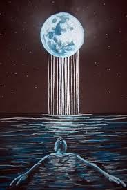 Moon Ocean And Sea Image Moon Art Spiritual Art Art