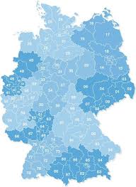 Postleitzahlen In Deutschland Postleitzahlen Deutschland Landkarte Deutschland Karte Deutschland