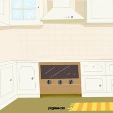 Hd wallpapers and background images Beautiful Kitchen View Hand Drawing Interior Design Anime Animation Kitchen Background Image For Free Download